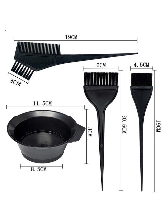 Super ZYouth 4-Piece Hair Colouring Tool Set Black - Image 5